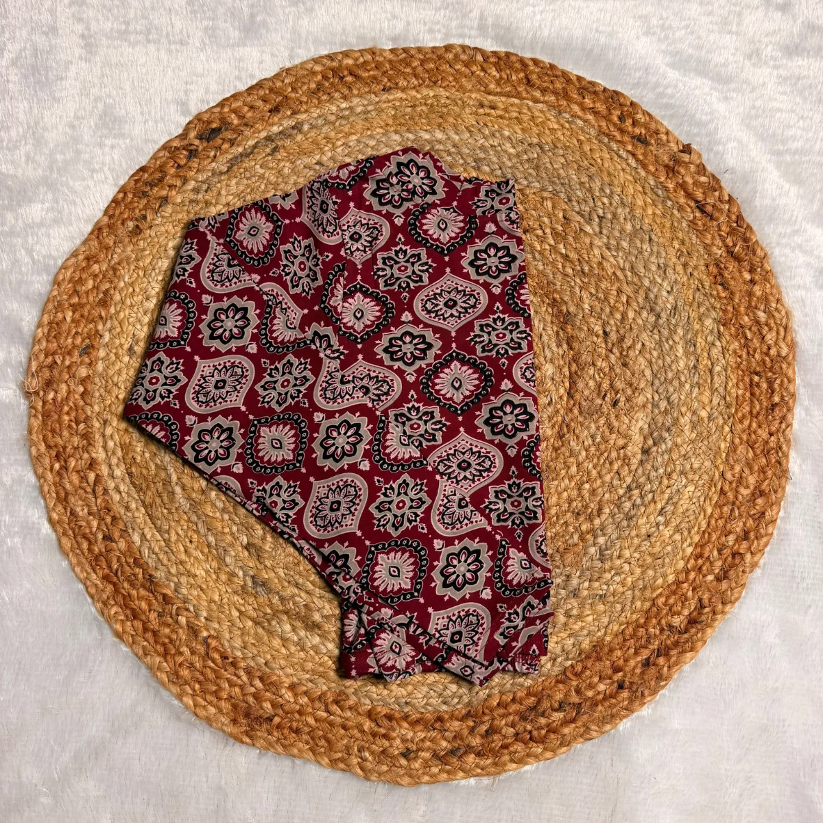 Kalamkari Maroon Blouse