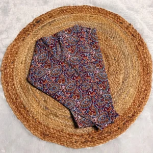 Full Sleeve Cotton Streachable Blouse Red Blue Orange Vel Flower